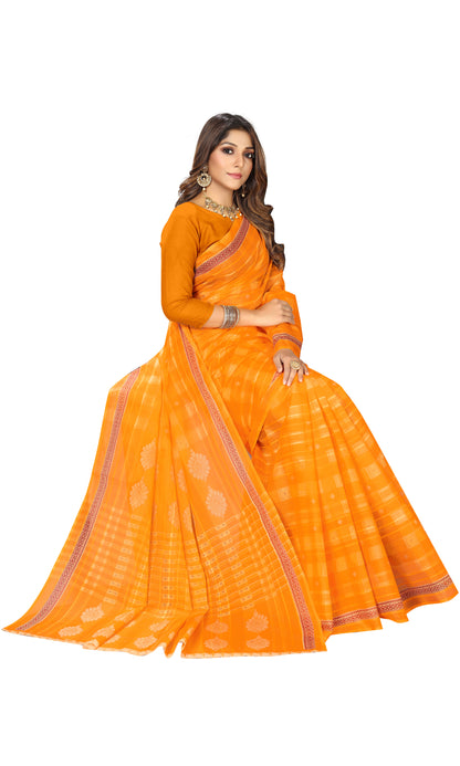 Pure Cotton Printed Mul Mul Saree for Women without Blouse Piece