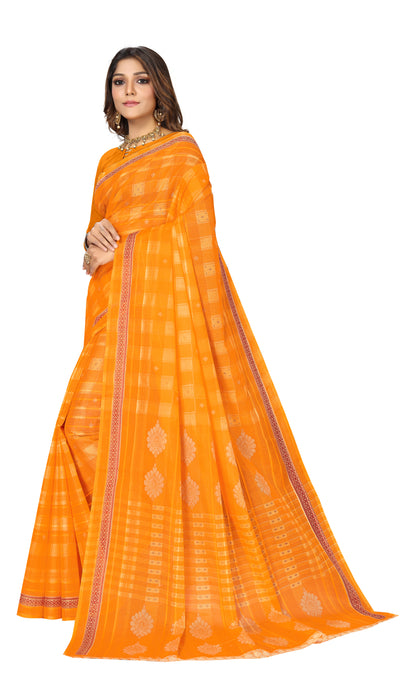 Pure Cotton Printed Mul Mul Saree for Women without Blouse Piece