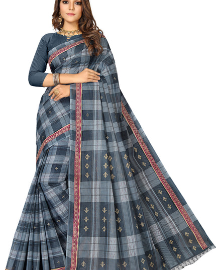 Pure Cotton Printed Mul Mul Saree for Women without Blouse Piece