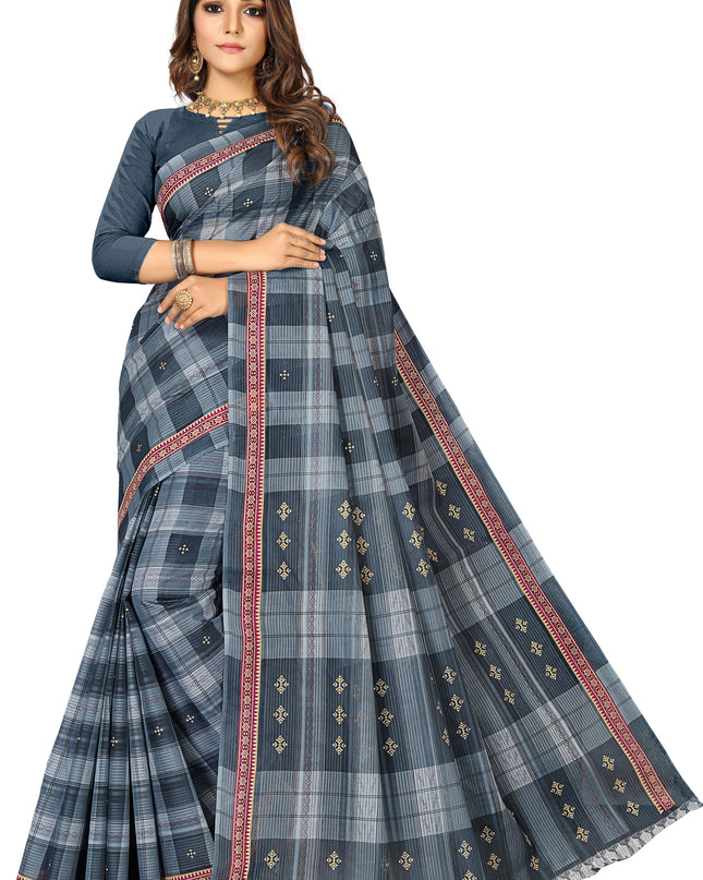 Pure Cotton Printed Mul Mul Saree for Women without Blouse Piece