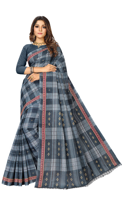 Pure Cotton Printed Mul Mul Saree for Women without Blouse Piece