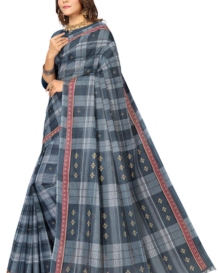 Pure Cotton Printed Mul Mul Saree for Women without Blouse Piece