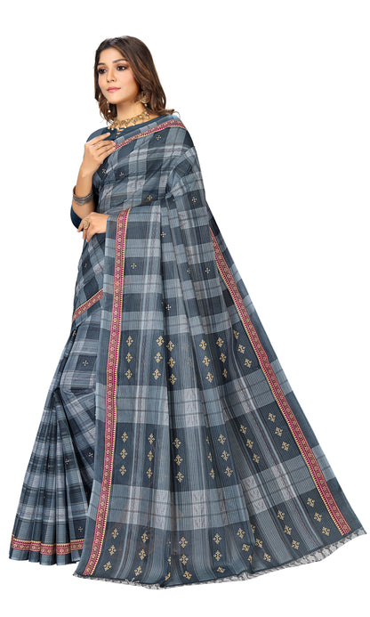Pure Cotton Printed Mul Mul Saree for Women without Blouse Piece
