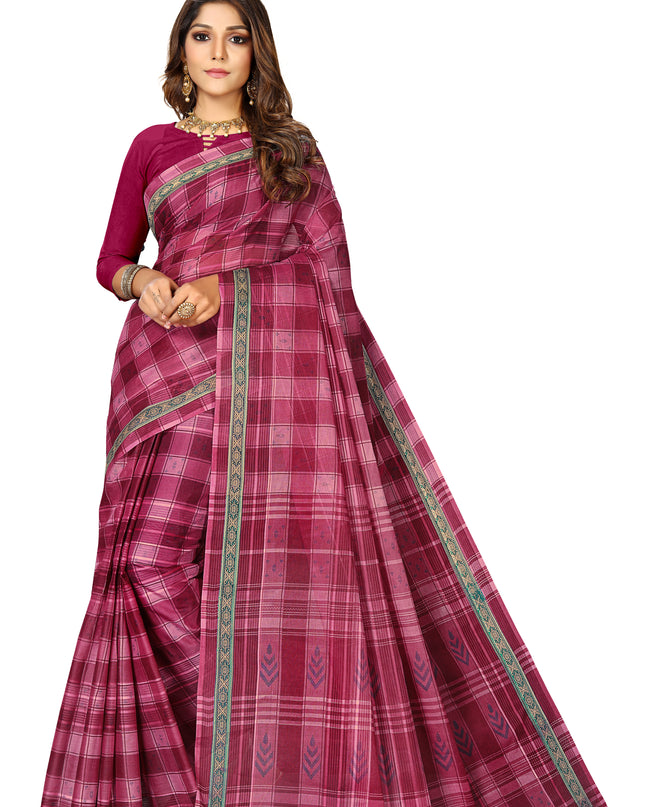 Pure Cotton Printed Mul Mul Saree for Women without Blouse Piece