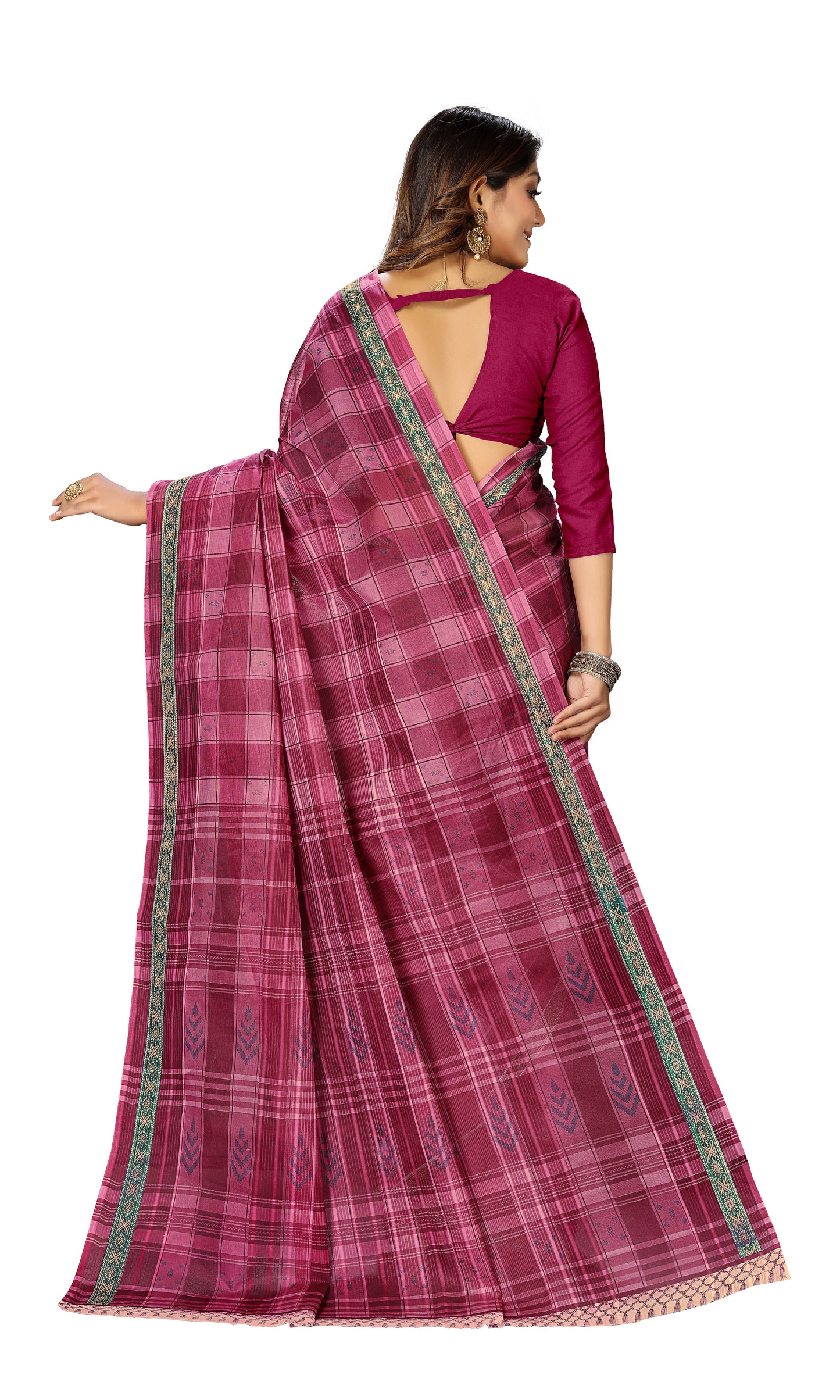 Pure Cotton Printed Mul Mul Saree for Women without Blouse Piece