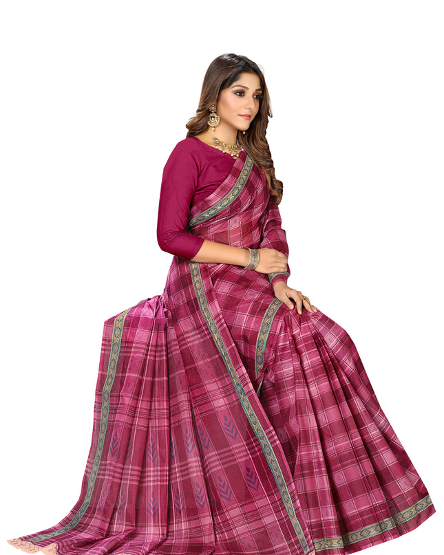 Pure Cotton Printed Mul Mul Saree for Women without Blouse Piece