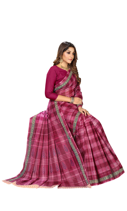 Pure Cotton Printed Mul Mul Saree for Women without Blouse Piece