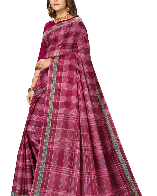 Pure Cotton Printed Mul Mul Saree for Women without Blouse Piece