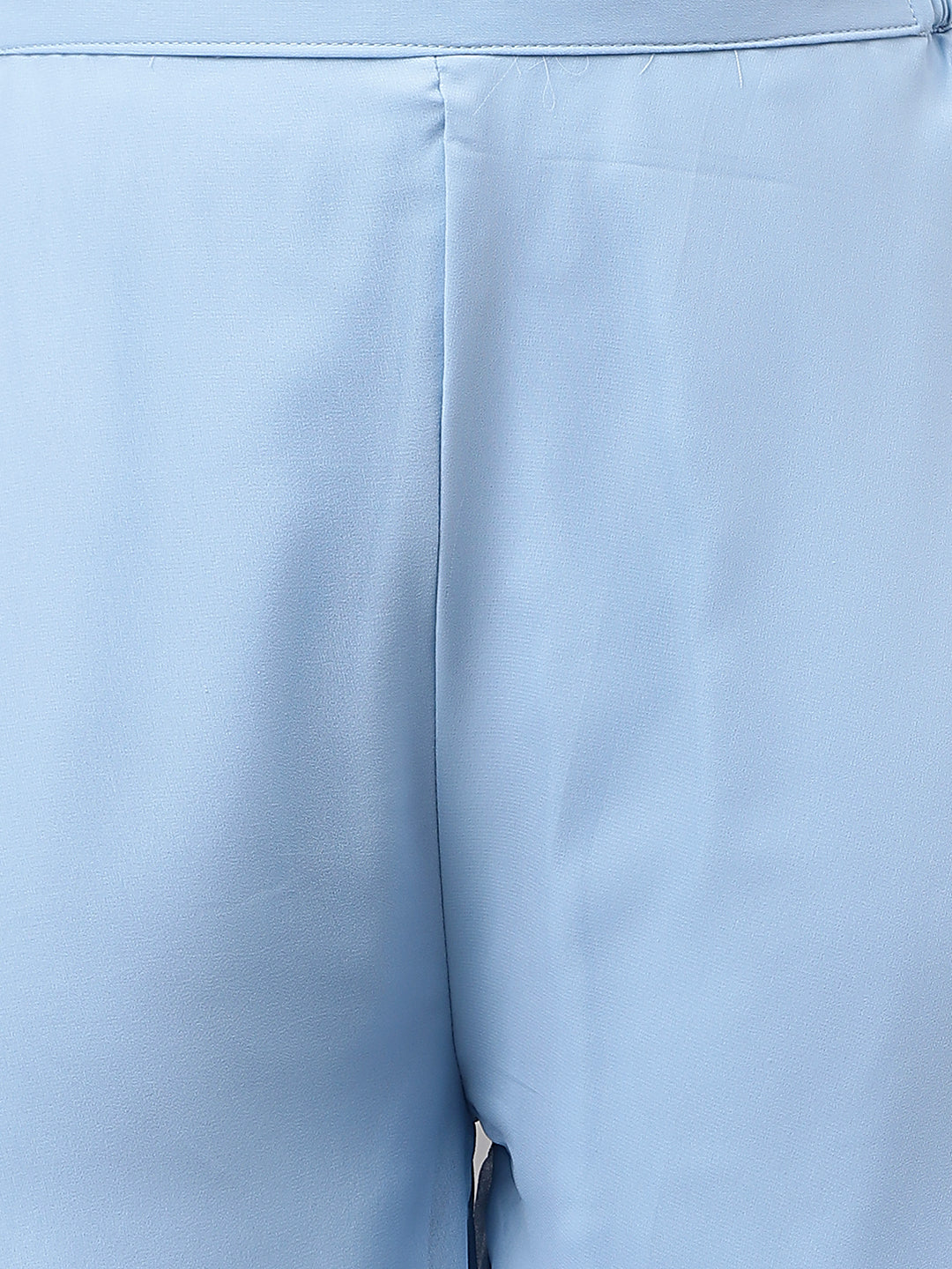 Women’s Freesize Georgette Flared Sharara Palazzo Pant with Lining