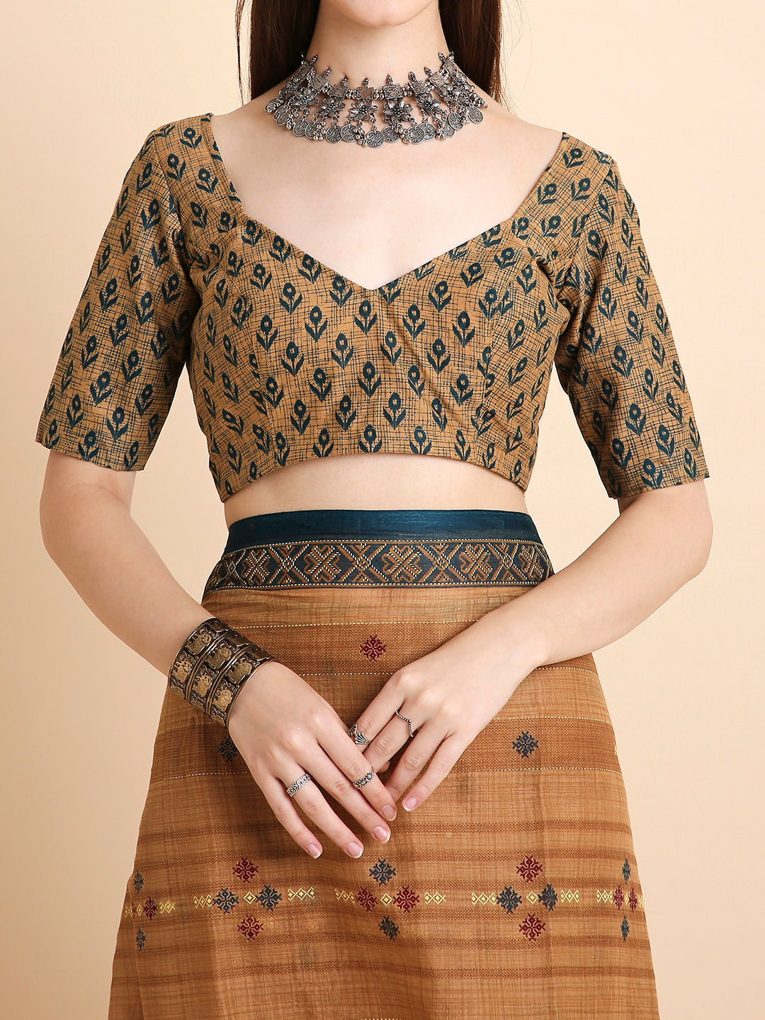 Pure Cotton Printed Mulmul Saree for Women with Blouse Piece