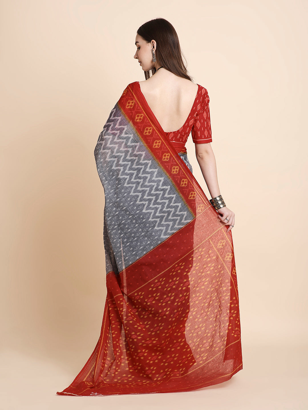 Pure Cotton Printed Mulmul Saree for Women with Blouse Piece