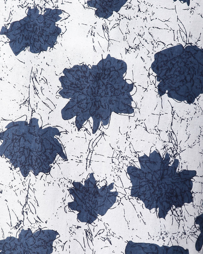 Women's Cotton Printed Loose Fit Flared Wide Leg Palazzo Pants