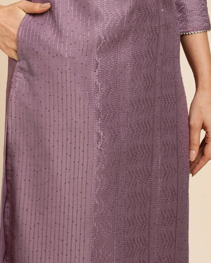 Art Silk Straight Lucknowi Chikankari Ethnic Wear Kurta