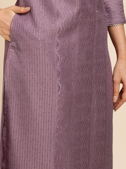 Art Silk Straight Lucknowi Chikankari Ethnic Wear Kurta